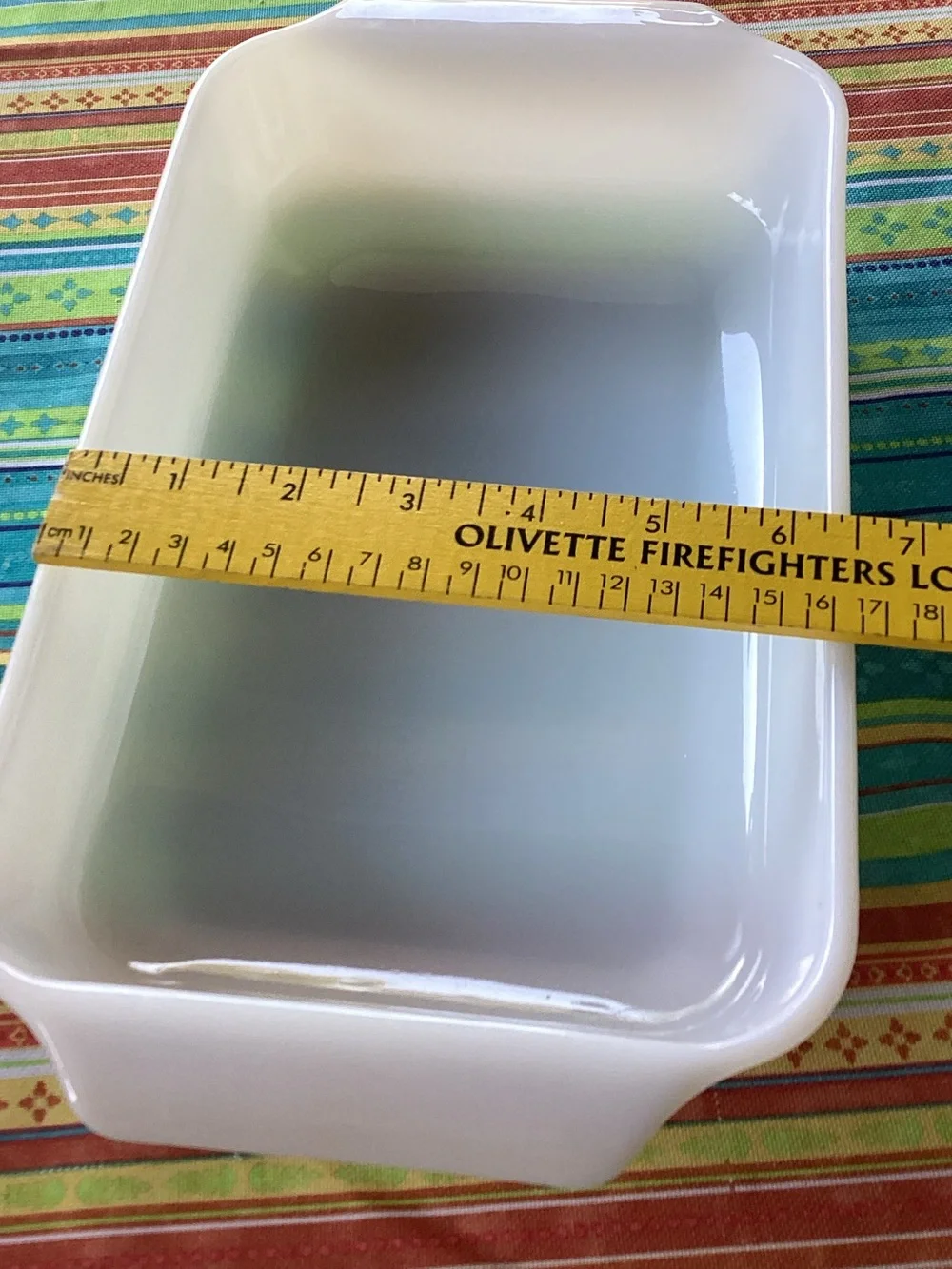 Fire King by Anchor Hocking Vintage Baking Dish in Anchor White